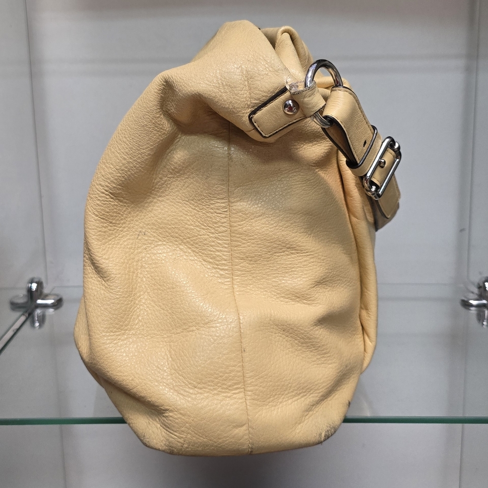 Coach Yellow Leather Shoulder Bag - Picture 9 of 15